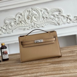 Kelly imported Epsom leather semi handmade hand sewn wax thread