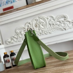 Mini Eveline~Eveline semi handmade+wax thread self matching shoulder strap+TC cowhide