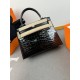 KL25 Amber Yellow Highlighting Nile Crocodile Skin Kelly 25cm KL25 Amber Yellow Highlighting Nile Crocodile Skin Kelly 25cm