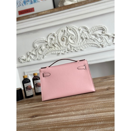 Kelly imported Epsom leather semi handmade hand sewn wax thread Kelly imported Epsom leather semi handmade hand sewn wax thread