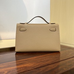 KL22 Velvet Green Kelly 1st Generation French Haas Leather Factory Epsom Original Palm Print Leather