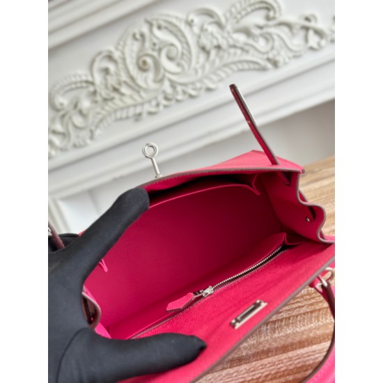 Kelly imported Epsom leather semi handmade hand sewn wax thread Kelly imported Epsom leather semi handmade hand sewn wax thread