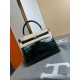 KL28 High Light Nile Crocodile Skin Kelly 28cm