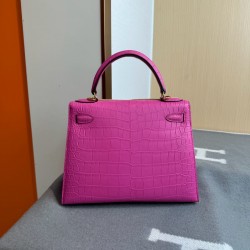 KL28 High Light Nile Crocodile Skin Kelly 28cm
