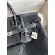 Hand sewn Birkin 25cm Cargo swift woven fabric with black silver buckle Hand sewn Birkin 25cm Cargo swift woven fabric with black silver buckle