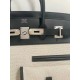 Swift Leather Black Birkin HAC 40cm Cargo Canvas Series Swift Leather Black Birkin HAC 40cm Cargo Canvas Series