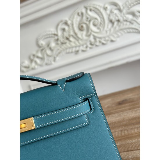 Kelly imported Epsom leather semi handmade hand sewn wax thread Kelly imported Epsom leather semi handmade hand sewn wax thread