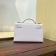 Kelly imported Epsom leather semi handmade hand sewn wax thread
