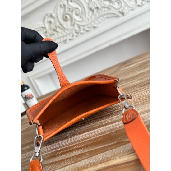 Mini Eveline~Eveline semi handmade+wax thread self matching shoulder strap+TC cowhide Mini Eveline~Eveline semi handmade+wax thread self matching shoulder strap+TC cowhide