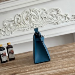 Kelly imported Epsom leather semi handmade hand sewn wax thread