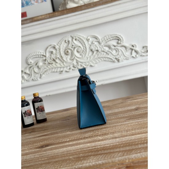 Kelly imported Epsom leather semi handmade hand sewn wax thread Kelly imported Epsom leather semi handmade hand sewn wax thread