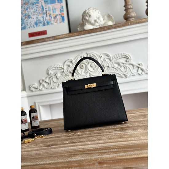 Kelly imported Epsom leather semi handmade hand sewn wax thread Kelly imported Epsom leather semi handmade hand sewn wax thread