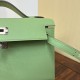 Kelly imported Epsom leather semi handmade hand sewn wax thread Kelly imported Epsom leather semi handmade hand sewn wax thread
