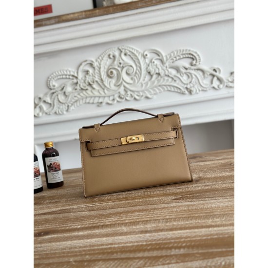 Kelly imported Epsom leather semi handmade hand sewn wax thread