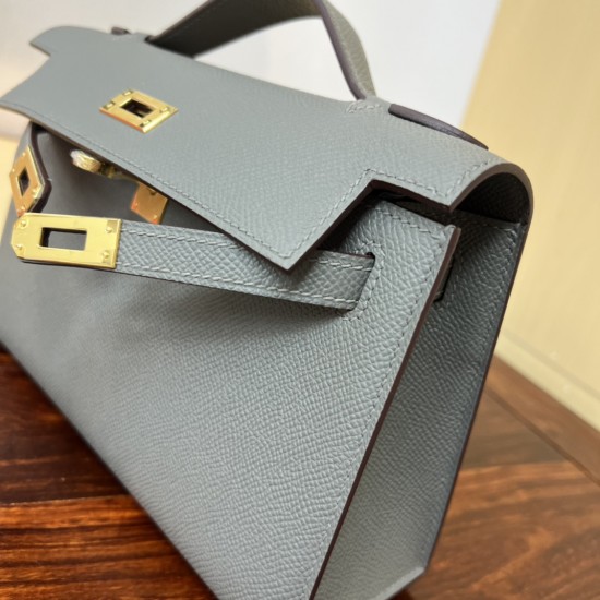 KL22 Velvet Green Kelly 1st Generation French Haas Leather Factory Epsom Original Palm Print Leather KL22 Velvet Green Kelly 1st Generation French Haas Leather Factory Epsom Original Palm Print Leather