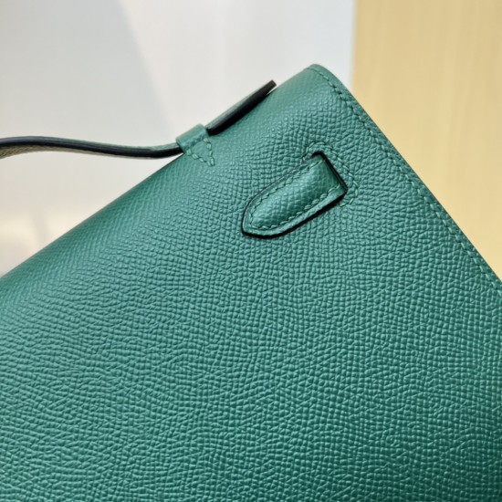 Kelly imported Epsom leather semi handmade hand sewn wax thread Kelly imported Epsom leather semi handmade hand sewn wax thread