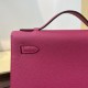 Kelly imported Epsom leather semi handmade hand sewn wax thread Kelly imported Epsom leather semi handmade hand sewn wax thread