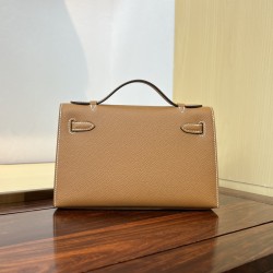 KL22 Velvet Green Kelly 1st Generation French Haas Leather Factory Epsom Original Palm Print Leather
