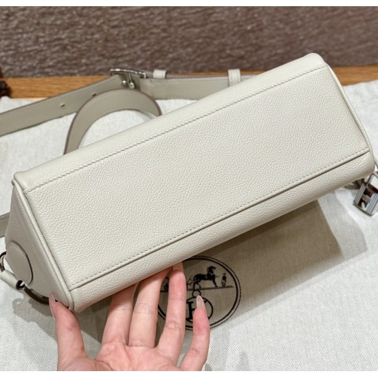 Men's Kelly messenger bag 25cm imported Evercolor leather from the factory Men's Kelly messenger bag 25cm imported Evercolor leather from the factory