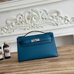 Kelly imported Epsom leather semi handmade hand sewn wax thread