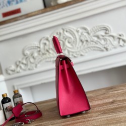 Kelly imported Epsom leather semi handmade hand sewn wax thread