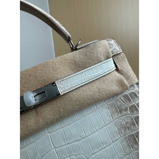KL28 High Light Nile Crocodile Skin Kelly 28cm