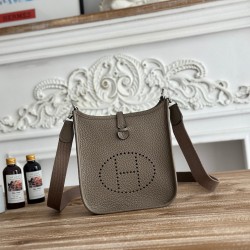 Mini Eveline~Eveline semi handmade+wax thread self matching shoulder strap+TC cowhide