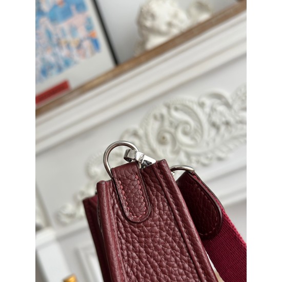 Mini Eveline~Eveline semi handmade+wax thread self matching shoulder strap+TC cowhide Mini Eveline~Eveline semi handmade+wax thread self matching shoulder strap+TC cowhide