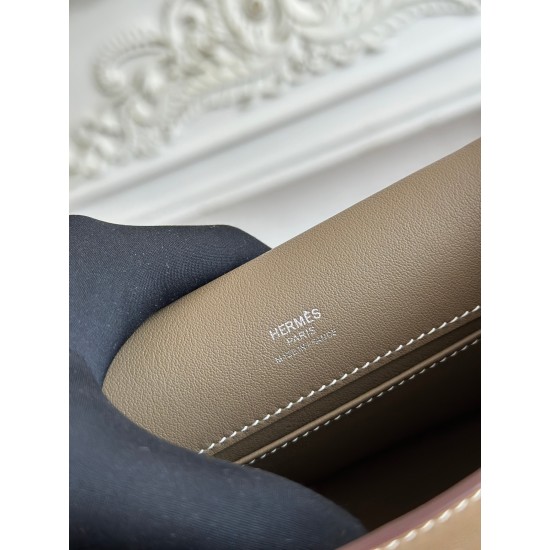 Kelly imported Epsom leather semi handmade hand sewn wax thread