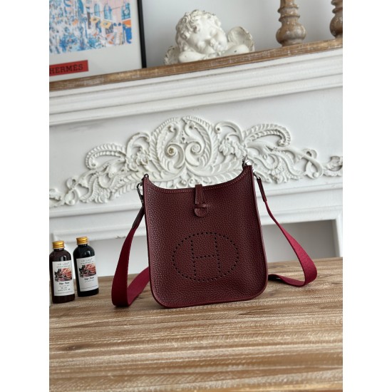 Mini Eveline~Eveline semi handmade+wax thread self matching shoulder strap+TC cowhide Mini Eveline~Eveline semi handmade+wax thread self matching shoulder strap+TC cowhide