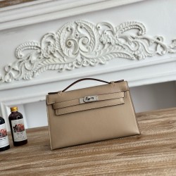 Kelly imported Epsom leather semi handmade hand sewn wax thread