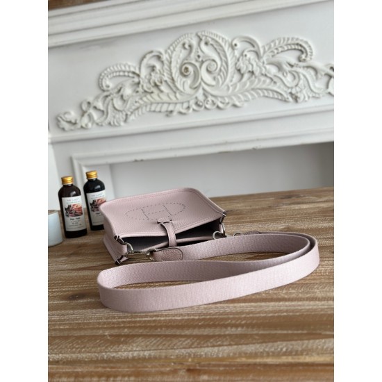 Mini Eveline~Eveline semi handmade+wax thread self matching shoulder strap+TC cowhide Mini Eveline~Eveline semi handmade+wax thread self matching shoulder strap+TC cowhide