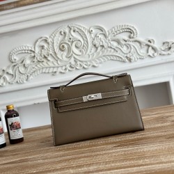 Kelly imported Epsom leather semi handmade hand sewn wax thread