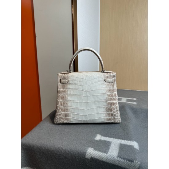 KL28 High Light Nile Crocodile Skin Kelly 28cm