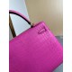 KL28 High Light Nile Crocodile Skin Kelly 28cm