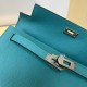 Kelly imported Epsom leather semi handmade hand sewn wax thread Kelly imported Epsom leather semi handmade hand sewn wax thread
