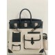 Swift Leather Black Birkin HAC 40cm Cargo Canvas Series Swift Leather Black Birkin HAC 40cm Cargo Canvas Series