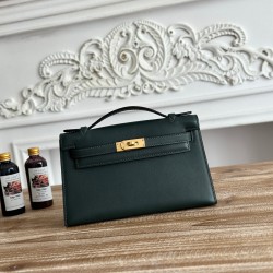 Kelly imported Epsom leather semi handmade hand sewn wax thread