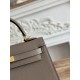 Kelly imported Epsom leather semi handmade hand sewn wax thread Kelly imported Epsom leather semi handmade hand sewn wax thread