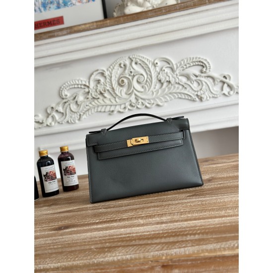 Kelly imported Epsom leather semi handmade hand sewn wax thread Kelly imported Epsom leather semi handmade hand sewn wax thread