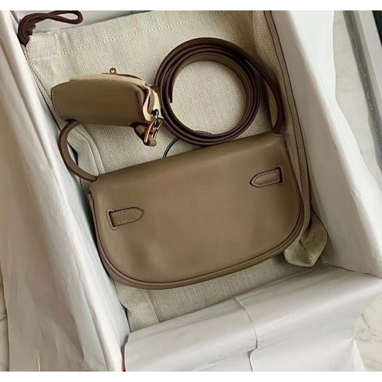 Kelly moove swift 皮 etoupe grey 18 