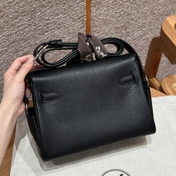 Men's Kelly messenger bag 25cm imported Evercolor leather from the factory