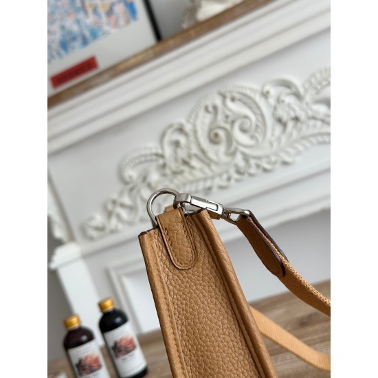 Mini Eveline~Eveline semi handmade+wax thread self matching shoulder strap+TC cowhide Mini Eveline~Eveline semi handmade+wax thread self matching shoulder strap+TC cowhide