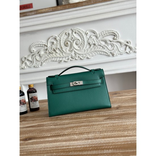 Kelly imported Epsom leather semi handmade hand sewn wax thread