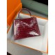 KL25 Amber Yellow Highlighting Nile Crocodile Skin Kelly 25cm KL25 Amber Yellow Highlighting Nile Crocodile Skin Kelly 25cm