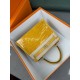 KL25 Amber Yellow Highlighting Nile Crocodile Skin Kelly 25cm KL25 Amber Yellow Highlighting Nile Crocodile Skin Kelly 25cm