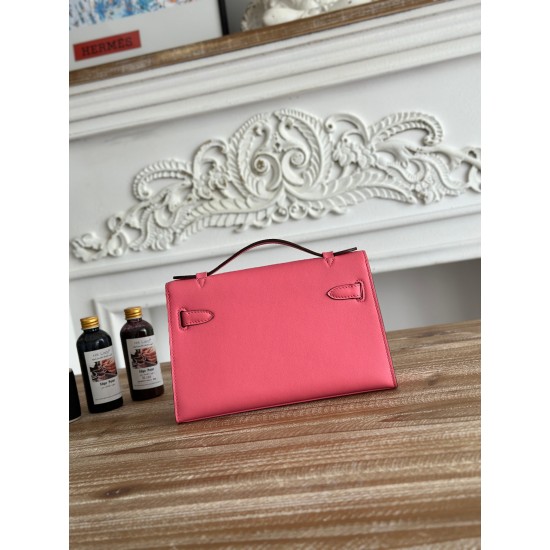 Kelly imported Epsom leather semi handmade hand sewn wax thread