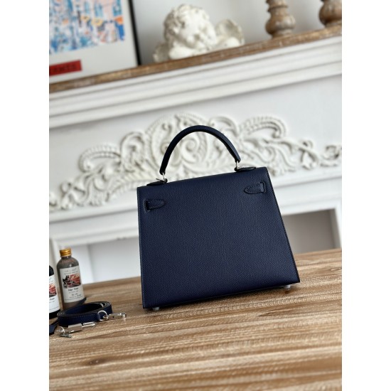 Kelly imported Epsom leather semi handmade hand sewn wax thread Kelly imported Epsom leather semi handmade hand sewn wax thread