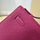 Kelly imported Epsom leather semi handmade hand sewn wax thread Kelly imported Epsom leather semi handmade hand sewn wax thread