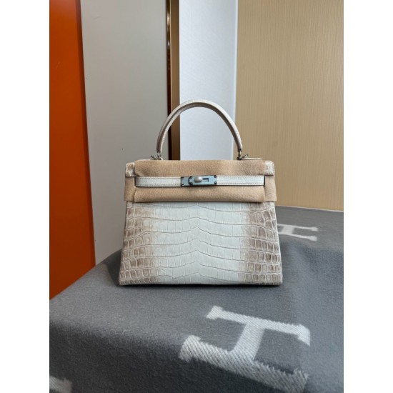 KL28 High Light Nile Crocodile Skin Kelly 28cm